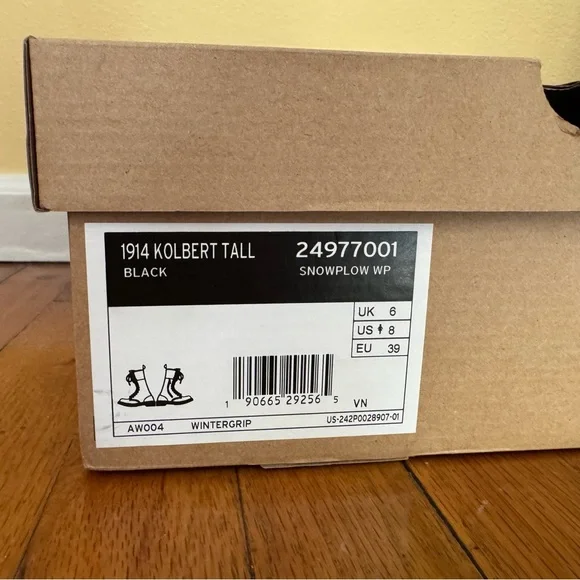 1914 Kolbert Tall Dr. Martens snowplow size 8 fur lined boot black - Picture 8 of 9